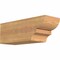 Ekena Millwork Ridgewood Smooth Rafter Tail, Western Red Cedar, 5 1/2"W x 6"H x 16"L RFT06X06X16RID00SWR - alternate 1